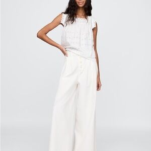 High Rise Pleated Trouser Pants - Gap x DOEN